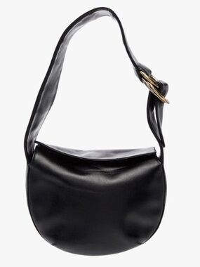 Cartier Trinity Mini Black Leather Shoulder Bag - tricolor hardware
